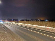 На Мамоновском шоссе 20-летняя девушка упала в кювет на «Мицубиси»