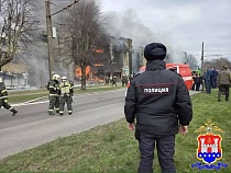 Названа основная версия пожара в ТЦ "Гиант" в Калининграде