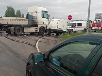 После ДТП с грузовиком в Советске ранен водитель «Газели»