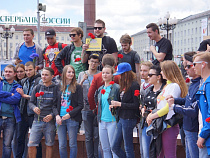 Калининградцы провели флешмоб в поддержку фестиваля KUBANA