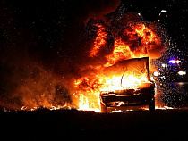 В Калининграде сгорел очередной автомобиль