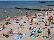 Морская вода у пляжей Калининградской области оказалась теплее воздуха