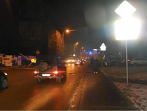 На улице Фрунзе в Калининграде «Мерседес» сбил пенсионера на переходе