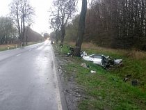 На Мамоновской трассе погиб 26-летний водитель без прав