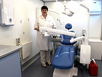 Мобильный стоматологический кабинет для детей появился в Гурьевском районе