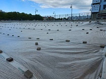 В Калининграде раскопки Королевского замка закрывают плёнкой от голубей