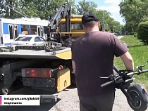 В Калининграде арестовали водителя электросамоката