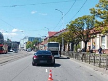 Мажор на БМВ повредил здоровье 4 пассажиров автобуса в Калининграде 