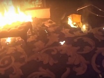 Ночью горел особняк в элитном районе Калининграда  