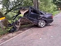 Под Черняховском 22-летний водитель попал в тяжелейшую аварию