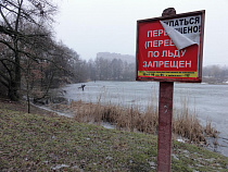 Калининградские власти предупредили об очень тонком льде