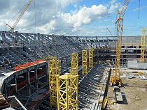 «Скелет» калининградского стадиона готов на 99%