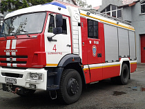 На пожаре в многоэтажке спасли человека