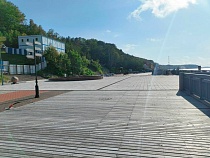 Назван новый окончательный срок доделки променада в Светлогорске