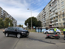 В Балтийске столкнулись «Лексус» и мотоцикл