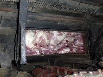 Гость из Польши спрятал в пассажирском автобусе почти восемь центнеров свинины