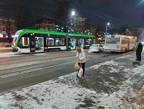 Столкновения в Калининграде застопоривали движение трамваев четырежды