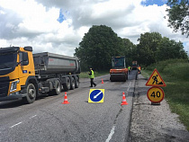 На участке Переславское – Круглово ремонтируют дорогу