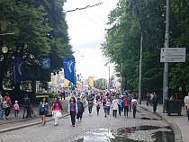 День города в Калининграде проходит без происшествий и без дождя 