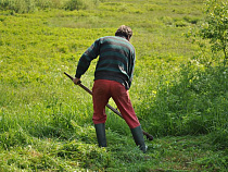 Пенсионеру пообещали отрезать ноги косой