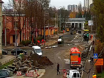 Улицу Киевскую начали асфальтировать