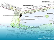 Власти Пионерского показали проект украшения Первого Шанхайского озера