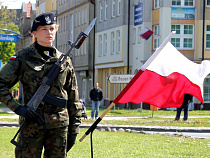 Польские танкисты дали присягу на границе с Калининградской областью 