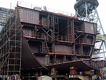 В Калининграде достраивают большой десантный корабль для ВМФ России