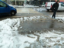 Власти Калининграда назвали помощников при резком выпадении снега сверху