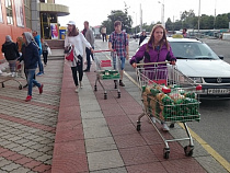 Норвежцы массово закупили продукты питания в Калининграде