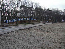 Рабочие на берегу моря в Зеленоградске нарушили авандюну