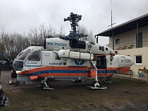 Под Калининградом смогли поднять аварийный вертолёт МЧС