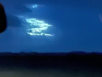 В небе над Калининградской областью разглядели гигантскую букву Z