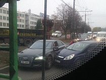 В Калининграде «Опель» врезался в «Ауди» с номерами ЕС