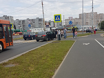 На переходе у кольца Горького-Гайдара сбита женщина (фото)