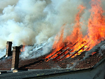 На юге Калининграда обрушилась кровля