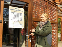 В зоопарке впервые для посетителей открылся Домик контактных животных