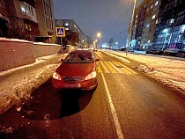 В Балтрайоне водитель так и не понял значения пешеходного перехода