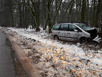 В ДТП на автодороге Зеленоградск-Морское погиб водитель-пенсионер