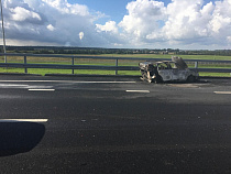 В Калининграде и в области за сутки потушили четыре автомобиля