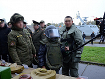 В Калининграде при капремонте в перекрытии дома нашли военную мину