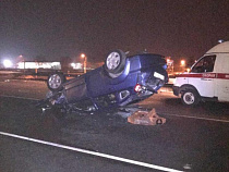 На Северном обходе перевернулся «Крайслер» с пьяным водителем за рулем