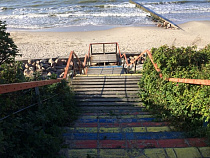 РЖД хочет восстановить спуск к морю возле детского лагеря в Зеленоградске