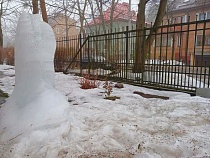 В Калининграде назвали место подъёма гигантского фаллоса зимы