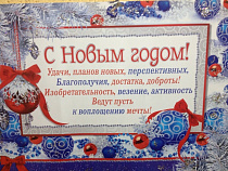 Под Калининградом полицейские переоделись в Деда Мороза и Снегурочку и пришли в гости к детям