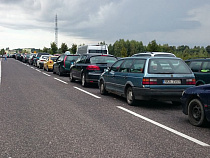 В минувшие праздники ежедневно российско-польскую границу пересекали более 17 тысяч калининградцев