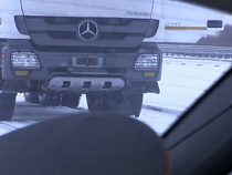 В Калининградской области удалось поймать водителей грузовиков-невидимок