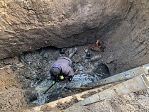 Провал в Светлогорске: на отрезке и глубине в 3 метра разрушена канализация