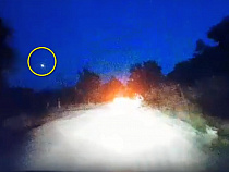 Над Калининградской областью пролетел яркий светящийся объект (видео)