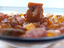 В Калининградской области туристу под ноги выкатился янтарный гигант